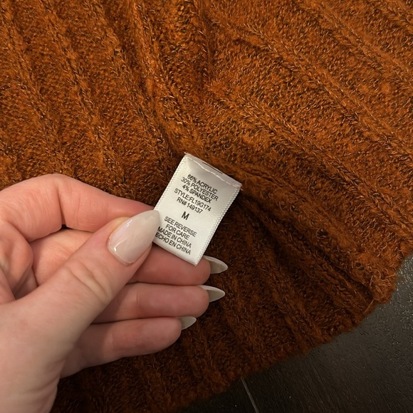 Burnt Orange Cardigan - Picture 5 of 6